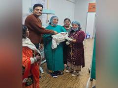 
      
      Mahakumbhnagar Central Hospital welcomes first baby girl 'Ganga'
      
      