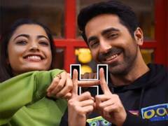 
      
      Ayushmann Khurrana, Rashmika share cute video from sets of Thama
      
      