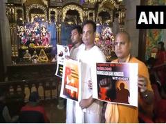 
      
      ISKCON Kolkata holds prayers for Hindus in Bangladesh
      
      