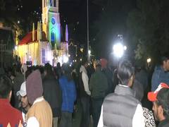 
      
      Shimla's historic Ridge witnesses subdued yet joyful New Year 
      
      