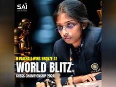 
      
      Vaishali Rameshbabu wins bronze at FIDE World Blitz Championship
      
      