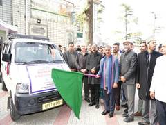 
      
      Himachal CM flags off home-based palliative care vehicle
      
      
