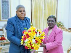 
      
      VP Dhankhar meets President Murmu for New Year greetings
      
      
