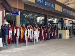 
      
      Followers bid farewell to Dalai Lama as he leaves for Karnataka
      
      