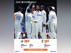 
      
      India restrict Australia to 181 at stroke of Tea on Day 2
      
      