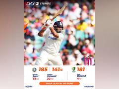 
      
      BGT 2024-25: Rishabh Pant's blitzkrieg propels India to 141/6
      
      