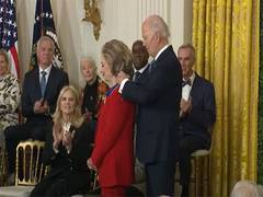 
      
      Biden awards Presidential Medal of Freedom to Soros and others
      
      