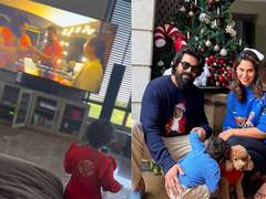 
      
      Daughter Klin’s sweet reaction to seeing Ram Charan on screen
      
      