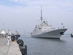 
      
      French Naval ships FS Forbin, FS Alsace arrive in Kochi
      
      