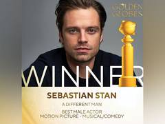 
      
      Sebastian Stan wins first Golden Globe
      
      