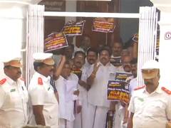 
      
      Tamil Nadu: Opposition protests, Governor boycotts address 
      
      