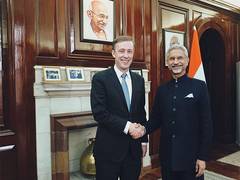 
      
      EAM S Jaishankar meets US NSA Jake Sullivan
      
      