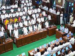 
      
      Tamil Nadu: AIADMK MLAs evicted; BJP, PMK walk out over Anna Univ
      
      