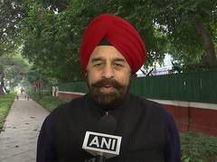 
      
       BJP's RP Singh questions Congress' 