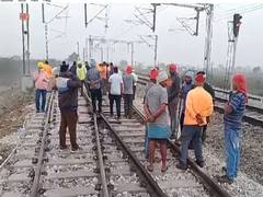 
      
      Goods train derails near Palanadu; trains diverted
      
      