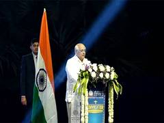 
      
      Gujarat CM Bhupendra Patel attends third convocation of Silver Oa
      
      