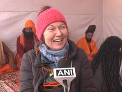 
      
      French woman's fascination with Hinduism brings her to Kumbh Mela
      
      