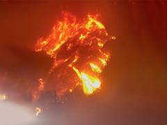 
      
      Thousands evacuate as California wildfires rage
      
      