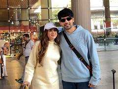 
    Armaan, Aashna make first public appearance post wedding
    
