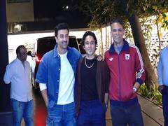
    Ranbir Kapoor attends cousin Zahan's ‘Black Warrant’ screening
    