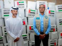 
      
      UAE dispatches 700 tonnes of food supplies to Somalia
      
      
