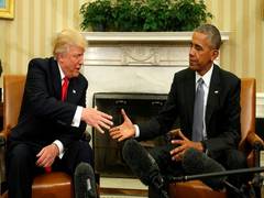 
      
      Trump reflects on viral moment with Obama at Carter’s funeral
      
      