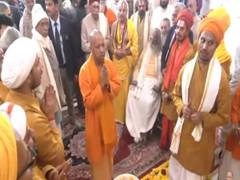 
      
      CM Yogi visits Ram Mandir in Ayodhya
      
      