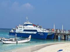 
      
      First-ever high-speed craft vessel berths at Amini Island
      
      