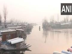 
      
      Srinagar: Thin layer of ice forms on Dal Lake
      
      