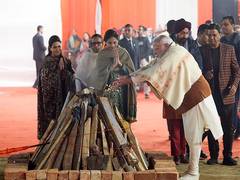 
      
      PM Modi takes part in Lohri celebrations in Delhi’s Naraina
      
      