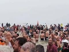 
      
      Yaksha, Gandharva, kinnars, all took a holy dip: Juna Akhara
      
      