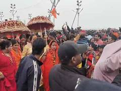 
      
      Kinnar Akhara performs Amrit Snan, prays for progress & welfare 
      
      