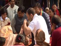 
      
      Congress leader Rahul Gandhi kicks off campaign in Rithala
      
      