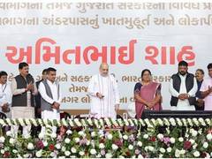 
      
      Amit Shah inaugurates development works, lays foundation stone fo
      
      