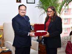 
      
      WHO South-East Asia Regional Director Saima Wazed meets JP Nadda
      
      