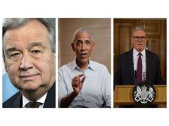 
      
      Global leaders welcome Israel-Hamas ceasefire and hostage deal
      
      