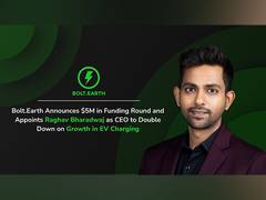 
      
      Bolt.Earth Announces $5M in Funding Round 
      
      