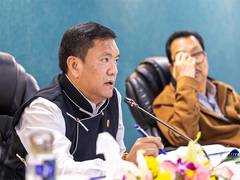 
      
      CM CM Pema Khandu addresses two-day Sashakt conference of DCs
      
      