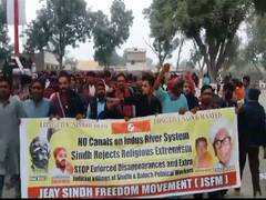 
      
      Sindh: JSFM marks 121st birth anniversary of Sain GM Syed 
      
      
