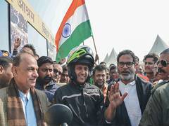 
      
      Prashant Kishor flags off statewide bike rally in Patna
      
      