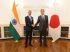 
      
      Washington: Jaishankar meets Japan, Australia's Foreign Ministers
      
      
