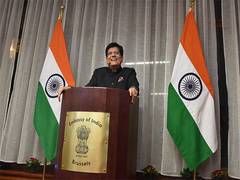 
      
      Minister Piyush Goyal engages with  Indian students in Belgium
      
      