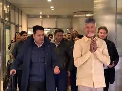 
      
      CM Chandrababu Naidu arrives in Zurich
      
      