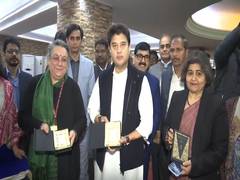 
      
      Scindia releases postcard to mark 75 years of Indian Constitution
      
      
