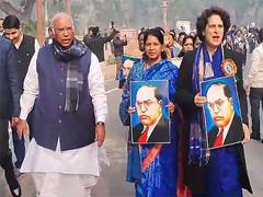 
      
      Priyanka Gandhi, Kharge leave for Belagavi to attend rally
      
      