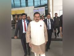 
      
      Gautam Adani arrived at Prayagraj Airport
      
      