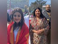 
      
      Actor Samyuktha Menon, singer Mangli offer prayers at Tirumala
      
      