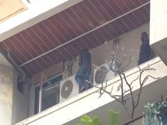 
      
       CCTV cameras installed at Saif's Bandra residence after attack
      
      