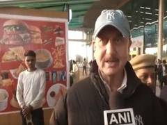 
      
      Anupam Kher reaches Prayagraj to attend Maha Kumbh Mela
      
      