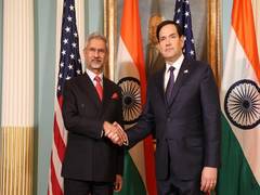 
      
      EAM Jaishankar meets US Secretary of State Marco Rubio
      
      